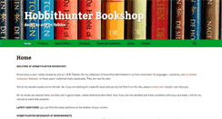 Desktop Screenshot of hobbithunterbookshop.com